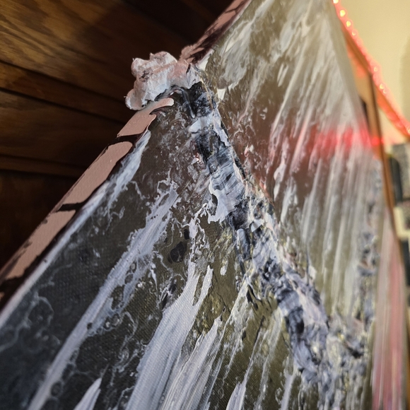 HANDCRAFTED Abstract Texure Painting HANDMADE Wall Art Decor HANDPAINTED Artwork - Picture 16 of 17